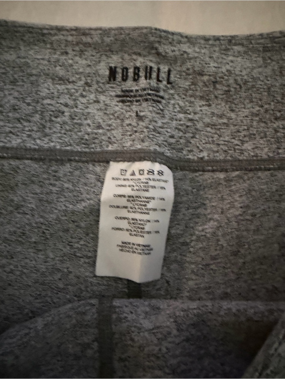 NOBULL Heather Gray shorts - Picture 4 of 6